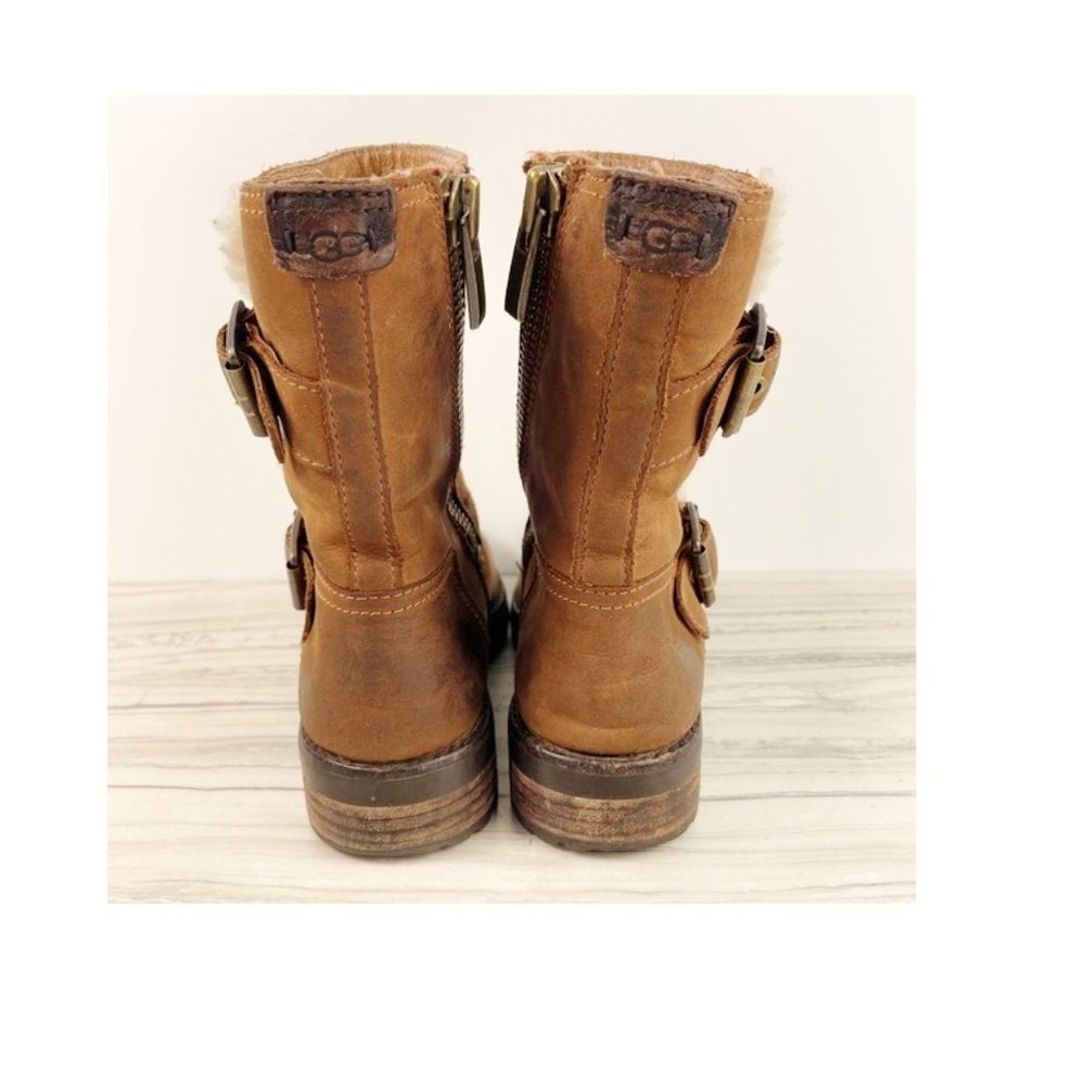 UGG Australia Niels Leather Boots - Picture 4 of 8